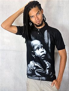 Camiseta Polo Criança Africana