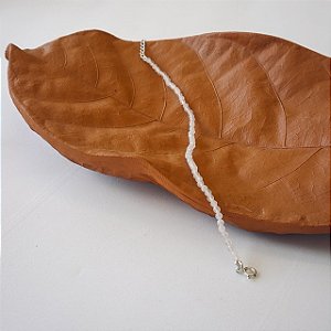 Pulseira de Quartzo Rosa - 16 cm