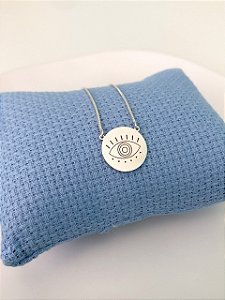 Cordão Medalha Olho Grego