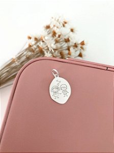 Pingente Filhos Juntos – Medalha Orgânica