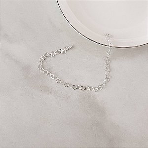 Pulseira corrente coração 4.2