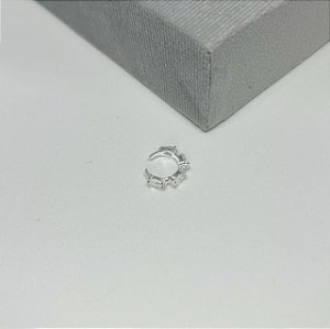 Piercing Fake com Zircônias Brancas