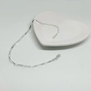 Tornozeleira cartier quadrada