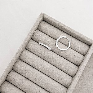 Argola click 18mm cravejada