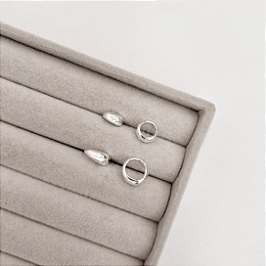 Dupla argolas click larga