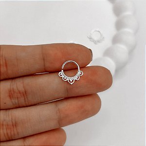 Piercing argola rendada 9mm
