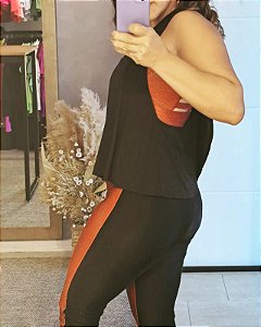 Legging Detalhe Tule