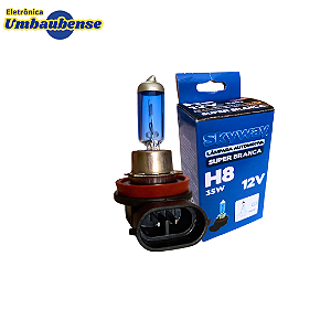 Lampada H8 Super Branca (Entrega só na Loja Física)