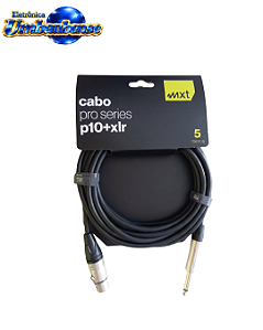 Cabo para Microfone P10 x XLR (Entrega só na Loja Física)