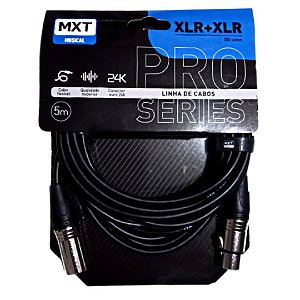 Cabo para Microfone  XLR x XLR  (Entrega só na Loja Física)
