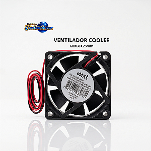 Ventilador cooler 60x60-25mm (Entrega só na Loja Física)