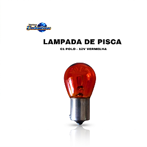 Lampada automotiva de 01 polo vermelha – ( Pronta entrega em Umbaúba na praça de Eventos! )