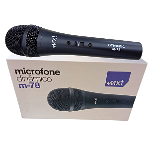 Microfone Dinamico Profissional M-78 (Entrega só na Loja Física)