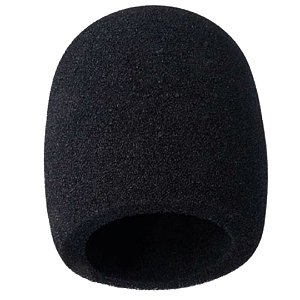 Espuma para Microfone Preta  (Entrega só na Loja Física)