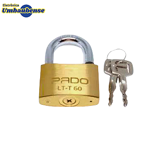Cadeado Pado LT-50 Tetra Chave (Entrega só na Loja Física)
