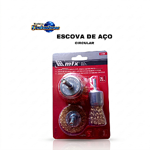 Jogo Escova de Aço Circular (Entrega só na Loja Física)