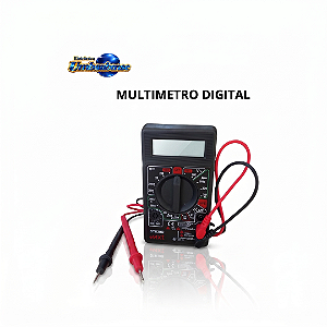 Multimetro digital com buzzer - Preto (Entrega só na Loja Física)