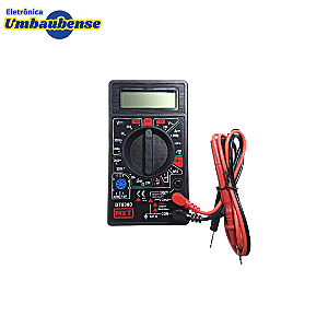Multimetro digital com buzzer - Preto (Entrega só na Loja Física)
