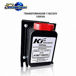 Transformador 110/220v 1500va (Retirada só na loja física)