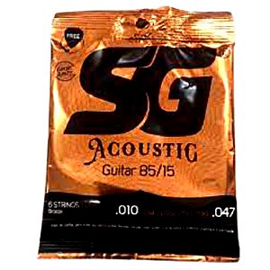 Encordoamento Para Violão Aço  n.10 SG (Entrega só na Loja Física)