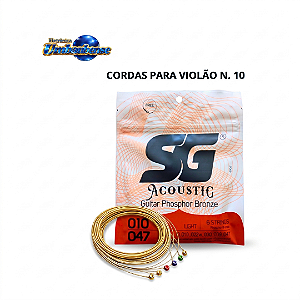 Cordas para Violão Aço (Entrega só na Loja Física)