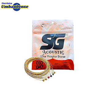 Encordoamento Aço Para Violão (Entrega só na Loja Física)