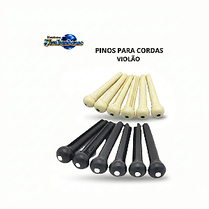 Pino Plastico para Cordas de Violão - 01un. (Entrega só na Loja Física)