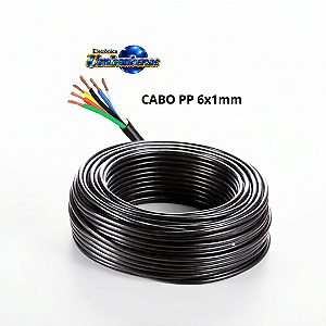 Cabo PP 6x1mm - 01 mt (Entrega só na Loja Física)