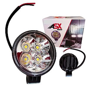 Farol de Led Redondo 13w (Entrega só na Loja Física)