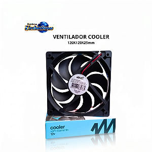 Ventilador 120x120x12volts (Entrega só na Loja Física)