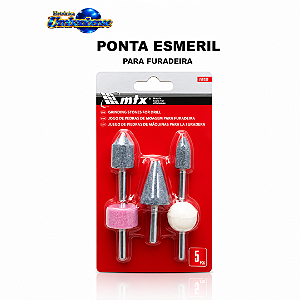 Ponta Esmeril para Furadeira 04pçs (Entrega só na Loja Física)