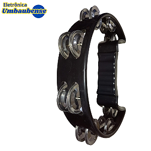 Pandeiro Meia Lua Preto (Entrega só na Loja Física)