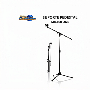 Pedestal para Microfone Girafa (Entrega só na Loja Física)