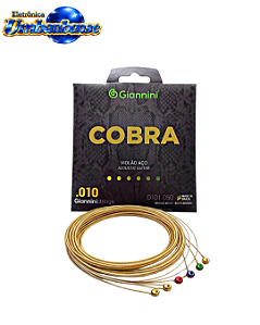 Cordas para Violão Giannini n.10 (Entrega só na Loja Física)
