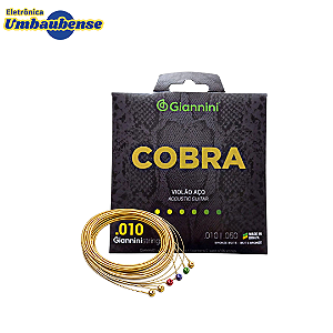 Encordoamento Giannini Cobra 10 (Entrega só na Loja Física)