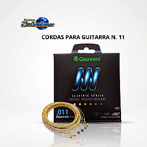 Encordoamento para Guitarra Elétrica 011 (Entrega só na Loja Física)