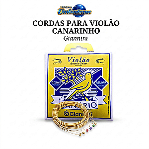 Encordoamento para Violão Aço Canarinho (Entrega só na Loja Física)