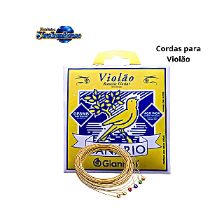 Encordoamento para Violão Aço com Bolinha (Entrega só na Loja Física)