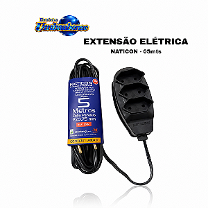 Extensão Elétrica 5 metros (Entrega só na Loja Física)