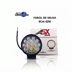 Farol de Led Redondo 9cm (Entrega só na Loja Física)