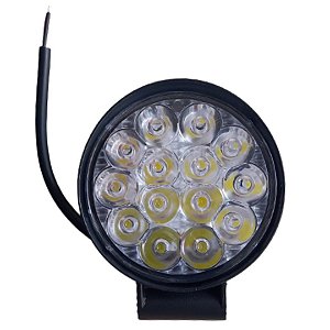 Farol de Led Redondo 9cm (Entrega só na Loja Física)