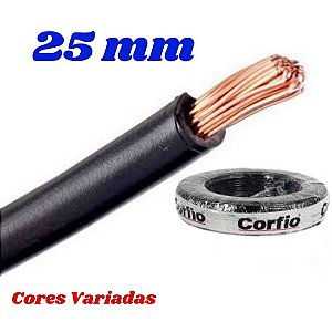 Cabo Flexivel 25mm (1mt) (Entrega só na Loja Física)