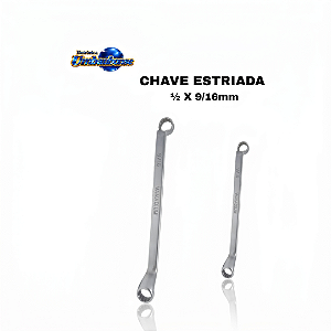 Chave Estria 1/2 x 9/16 (Entrega só na Loja Física)