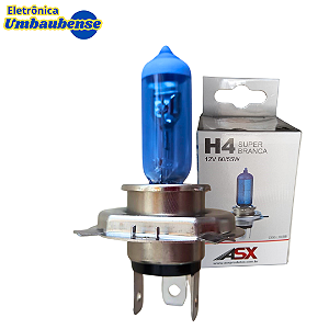 Lampada H4 Super Branca (Entrega só na Loja Física)