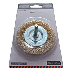 Escova Circular 75 x 10mm  (Entrega só na Loja Física)