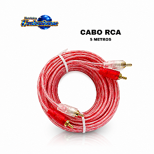 Cabo RCA 5mts (Entrega só na Loja Física)