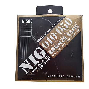 Encordoamento Violão Aço 010 (Entrega só na Loja Física)