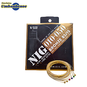 Encordoamento Violão Aço 010 (Entrega só na Loja Física)