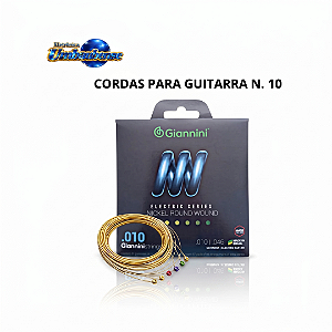 Encordoamento para Guitarra 010 (Entrega só na Loja Física)