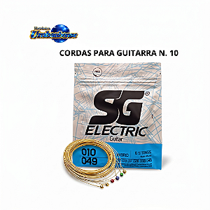 Encordoamento Para Guitarra 010 (Entrega só na Loja Física)